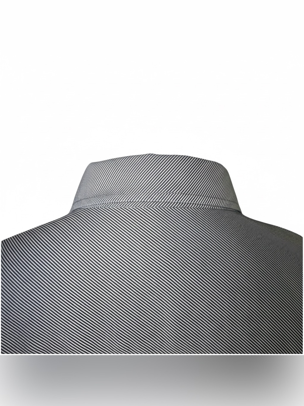 Equilibrio Italia Men’s Button-Down Shirt | Gray Italian Cotton | Made in Italy - Picture 10 of 14